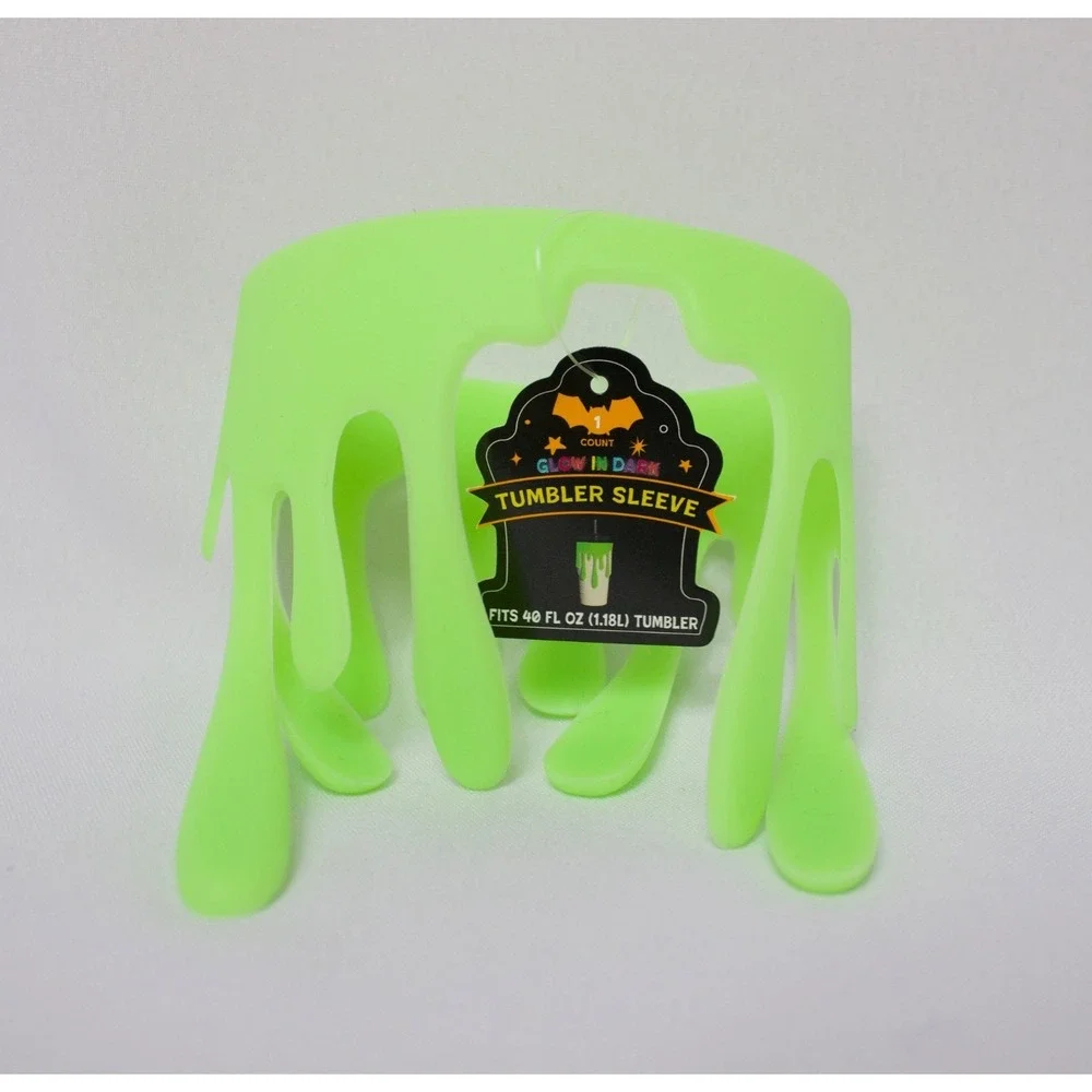 Target Green Slime 40oz Tumbler Sleeve Glow In The‎ Dark New with Tags